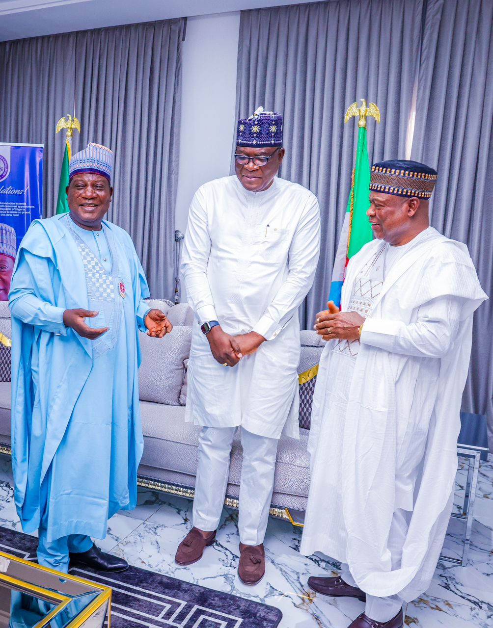  MINISTER OF LABOUR AND EMPLOYMENT RECIEVES MEMBER-ELECT QUANPAN STATE CONSTITUENCY