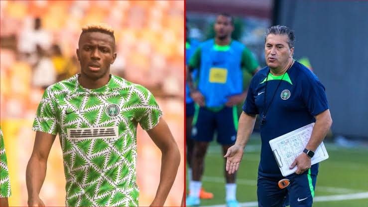 ‘Super Eagles Coach Acknowledges Victor Osimhen’s Discontent Despite Ballon d’Or Success’