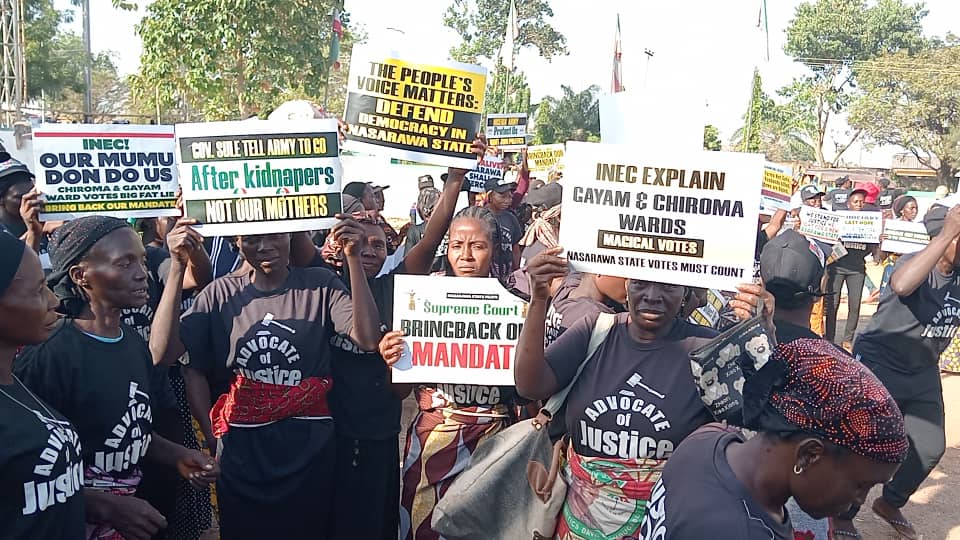 We are indigenous Women, Widows  not foreigners, Protesting Nasarawa women tell APC