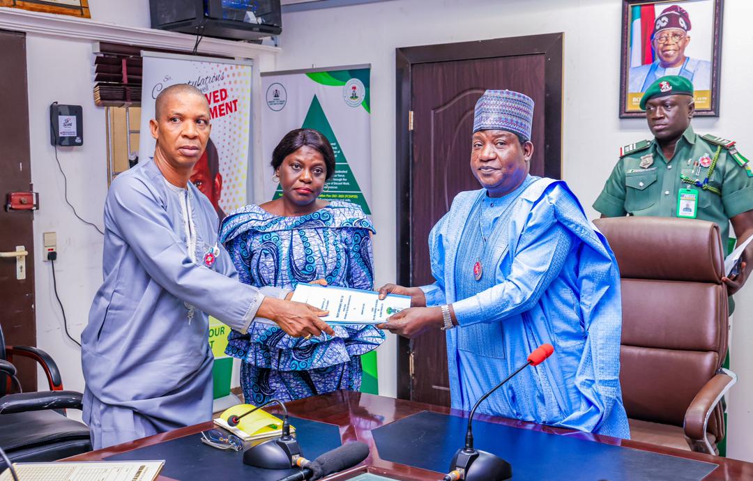 LABOUR MINISTER RECIEVES NSITF FACT-FINDING REPORT;