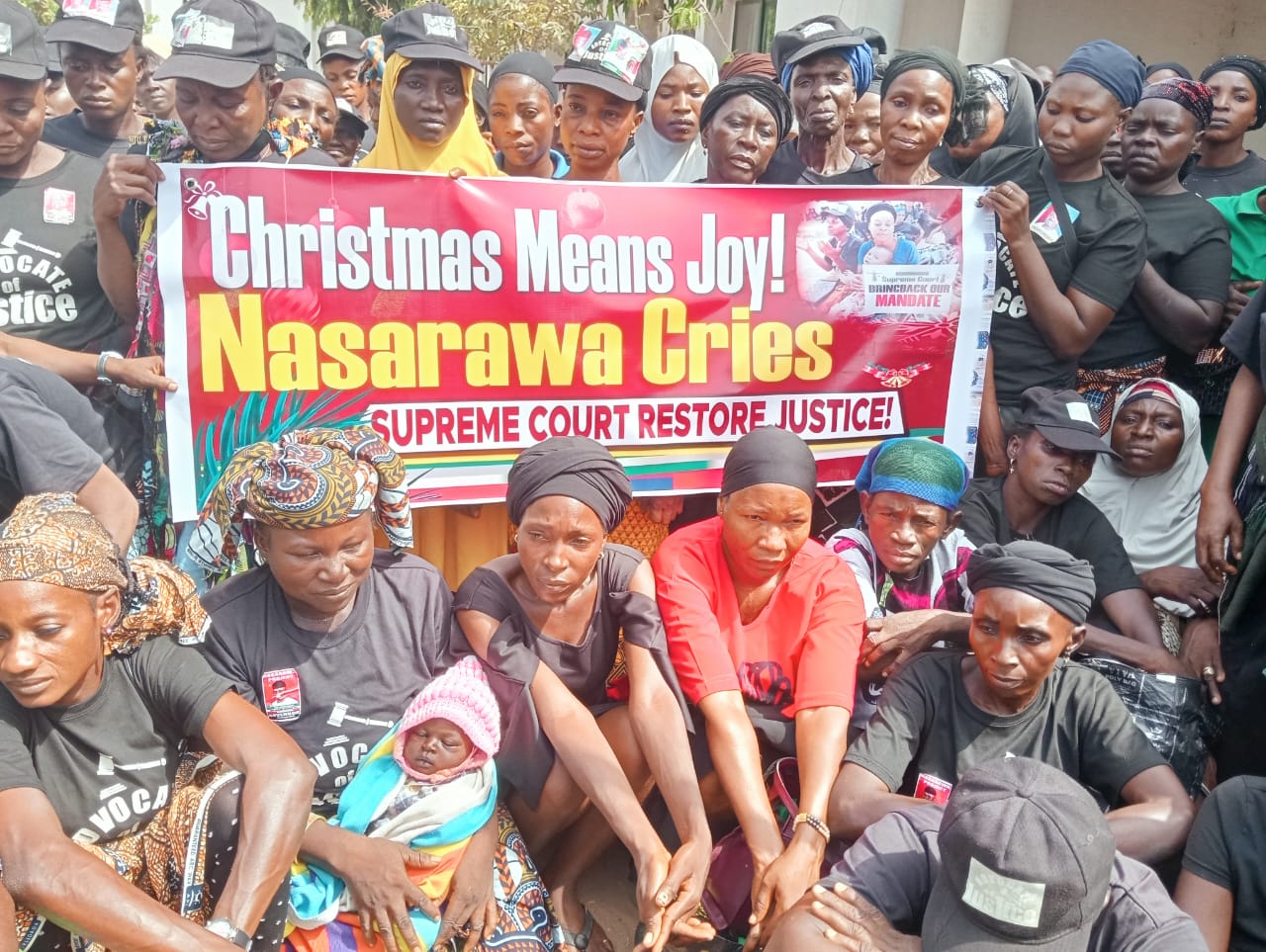 “Nasarawa women seek justice, demand reinstatement of allegedly stolen election mandate