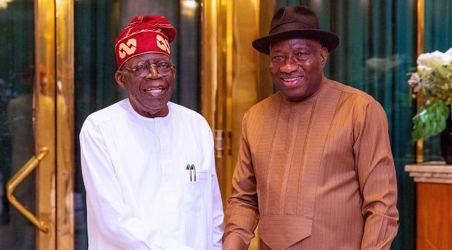 Tinubu Expresses Condolences to Jonathan on Sister’s Passing