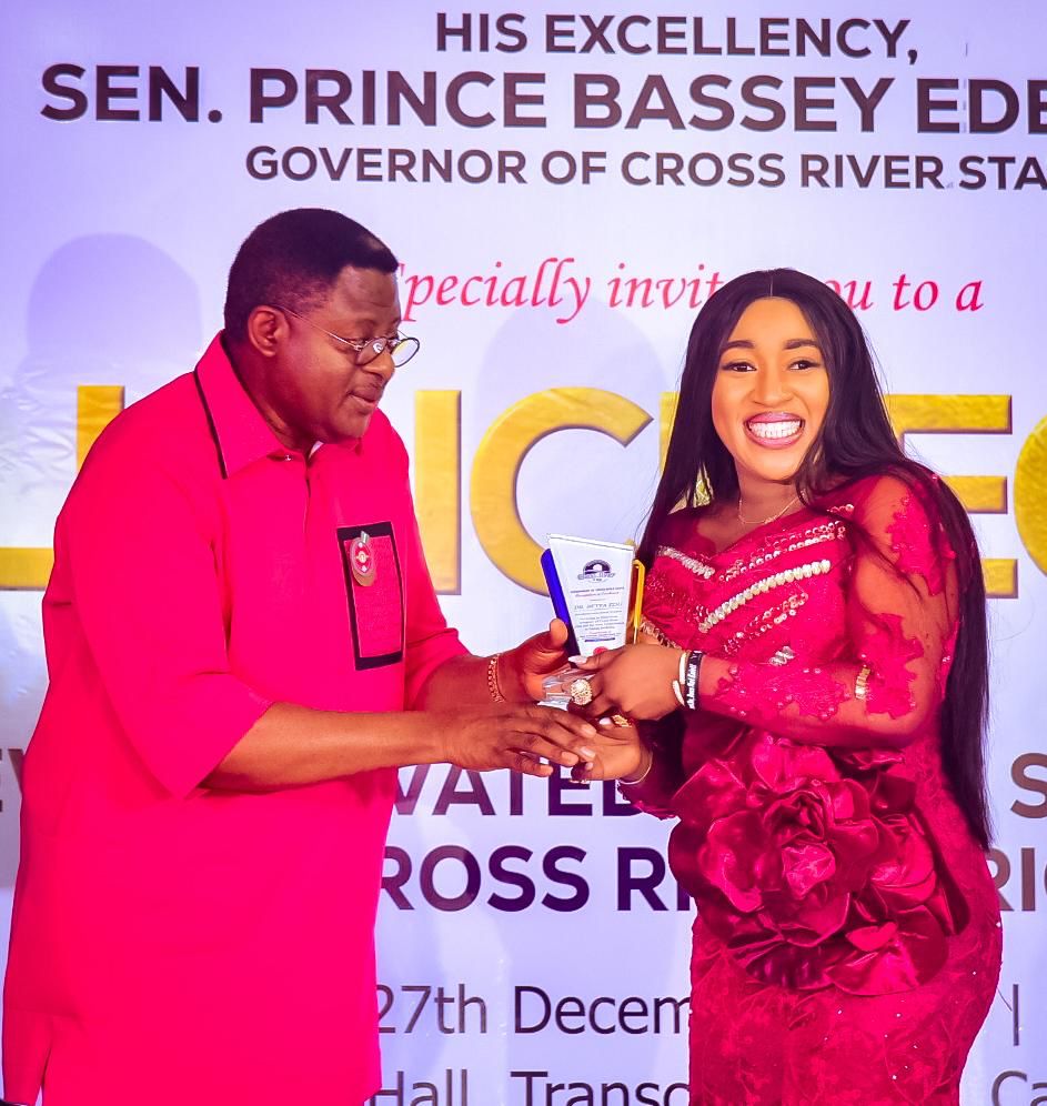 Gov. Otu lauds awards Betta Edu as Cross River State Govt. Most Outstanding Public Service