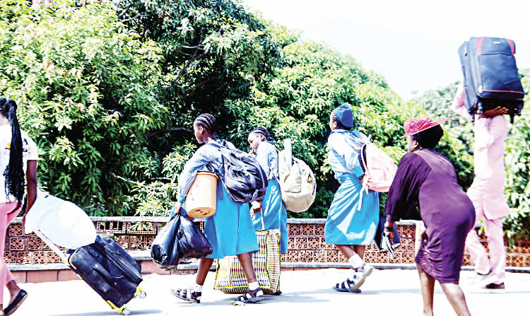 Students eagerly return to school as the second term commences after the festive break, with parents preparing for new term fees in several states