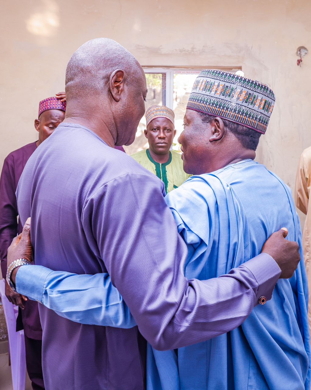 Sen. Lalong condoles former Plateau Speaker Emmanuel Goar over lose of son