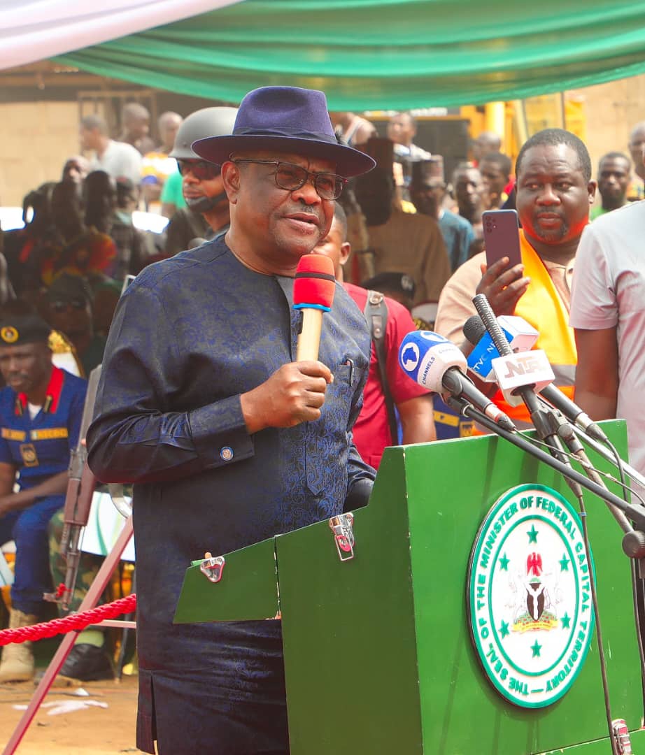 The period of abandoned  projects is over, Wike assures Kwali residents