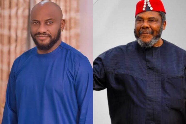 Regina Daniels, Yul, Pete Edochie On New Movie Set Sparks Social Media Buzz