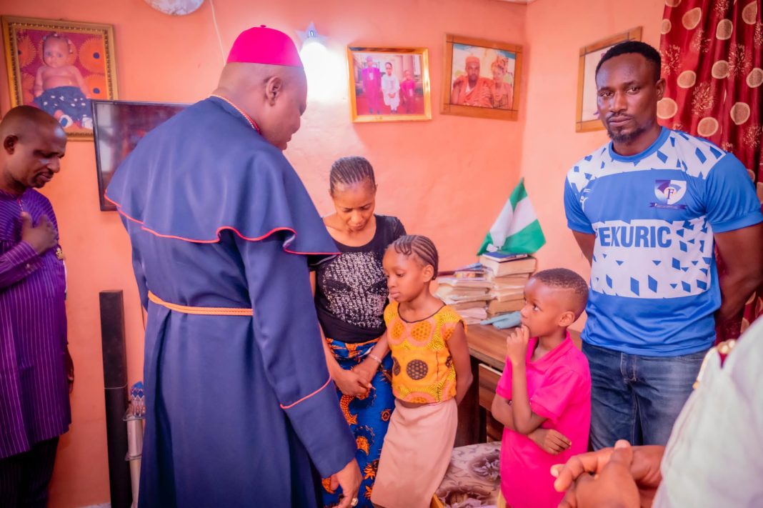 NCPC BOSS, Bishop Adegbite condoles with wife, family of Late Albert Akota