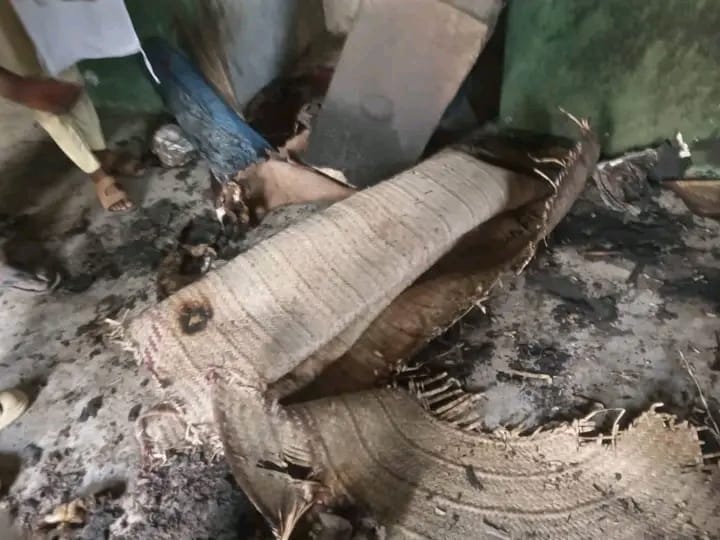 JUST IN: Unknown Arsonist Sets Mosque on Fire, Traps Worshippers in Kano