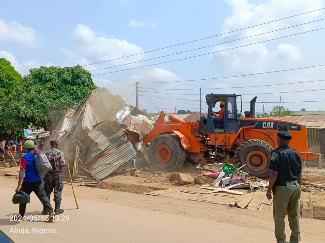 FCTA Demolishes Over 500 Illegal Structures In Karmo Market