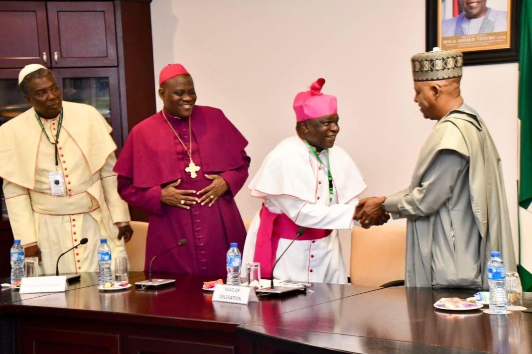 SENATOR LALONG CONGRATULATES MONSIGNOR PROF. CLETUS GOTAN ON APPOINTMENT AS BOARD CHAIRMAN, NATIONAL CHRISTIAN PILGRIMS COMMISSION