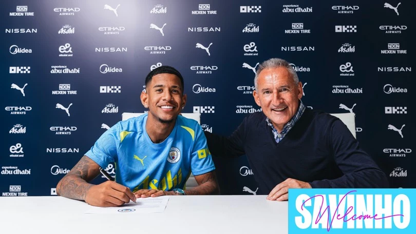 Manchester City Signs Brazilian Winger Savinho