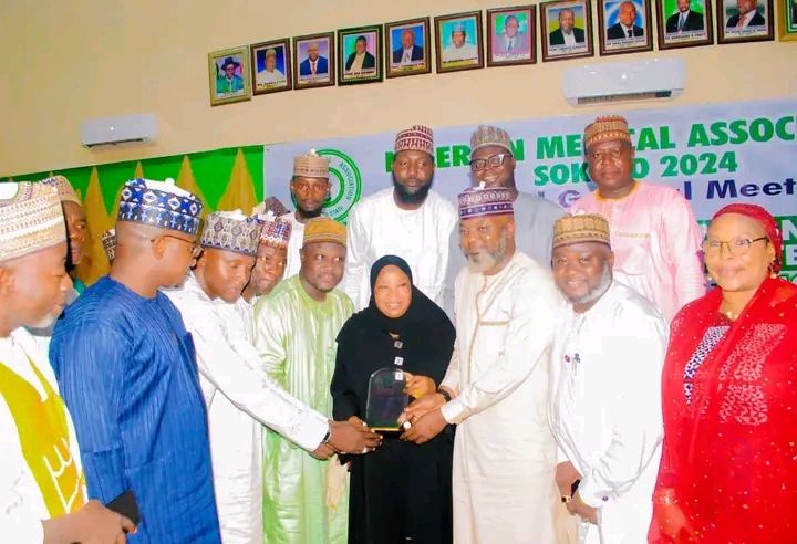 Sokoto Chapter of NMA Presents Award of Excellence to Commissioner for Health