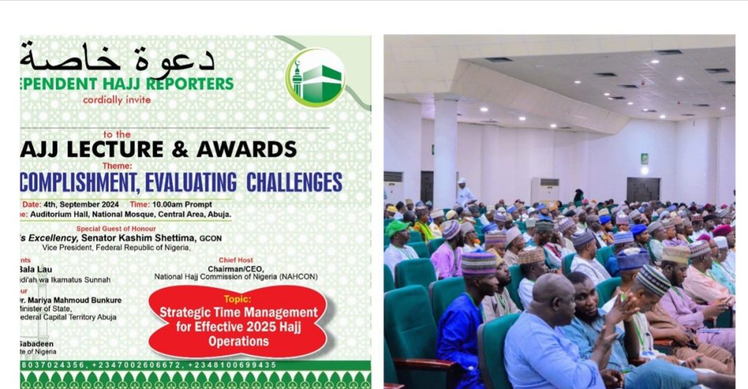 Hajj Reporters’ Annual Lecture and Awards to Hold September 4 in Abuja