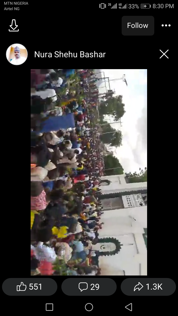 Hunger, insecirity; protesters ravaged pavement wire along major roads in sokoto