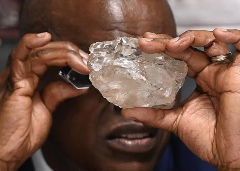 One of the world’s largest diamonds ever unearthed in Botswana