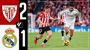 Athletic Club Beats Real Madrid 2-1 in La Liga Thriller