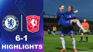 Chelsea Thrash Twente 6-1 in UEFA Women’s Champions League Clash