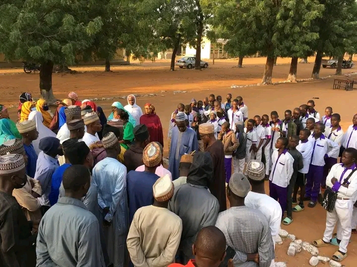 Commissioner for Basic and Secondary Education Visits Sani Dingyadi Unity Secondary School