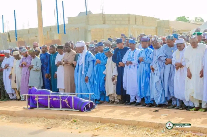 Governor Aliyu, Wamakko, and Speaker Attend Funeral of SEMA Executive Secretary Bashir Muhammad