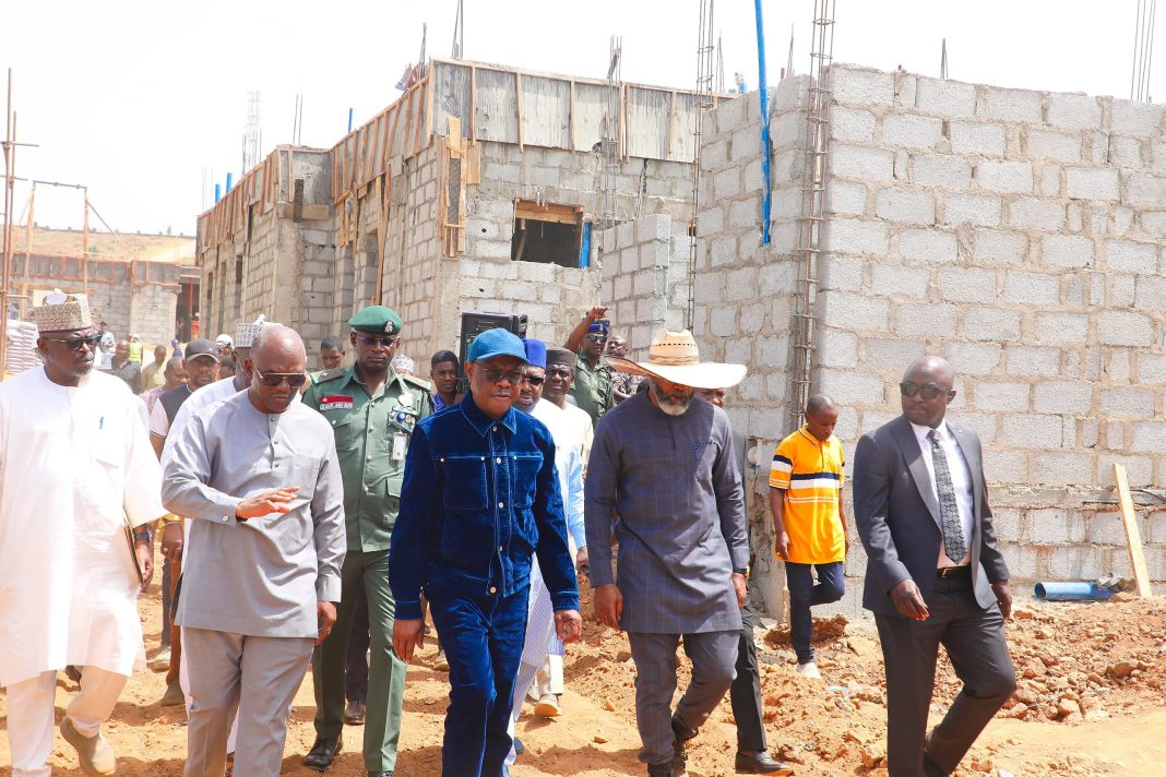 Wike express satisfaction over contractors work at judges, Appeal Court Quarters