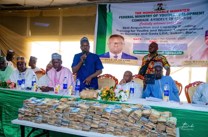 Federal Ministry of Youths Dev Donates N51m For Skills Acquisition In Sokoto