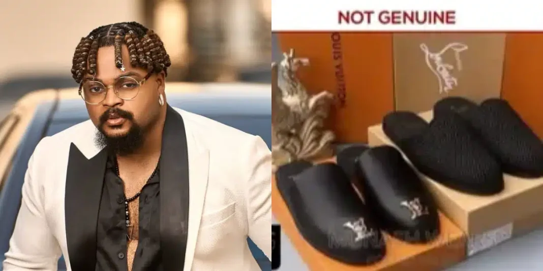 Whitemoney Reacts After Being Called Out for Wearing Fake Designer Shoes