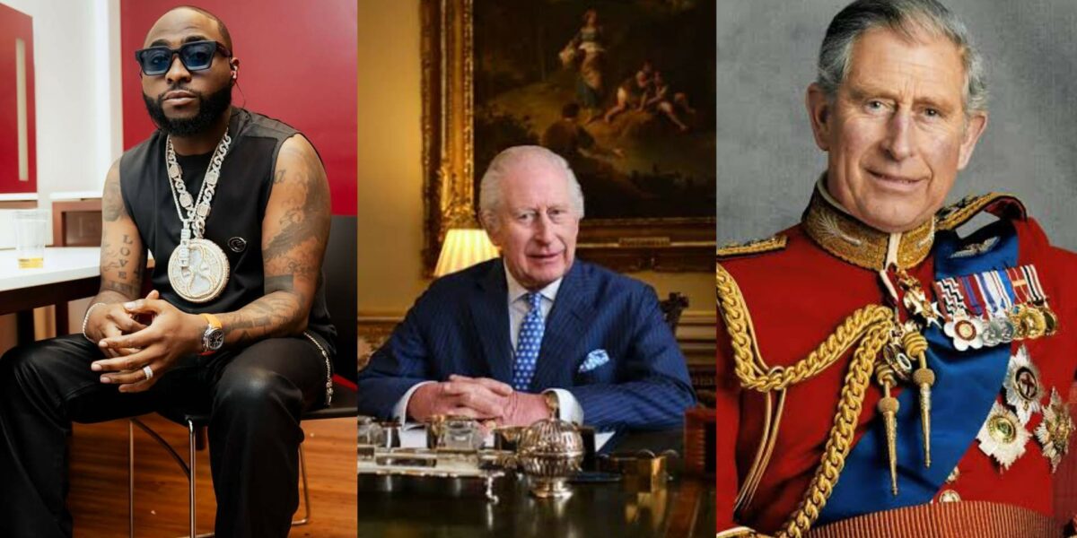 Davido Reacts as the King of England (King Charles III)  Expresses Love for His Music