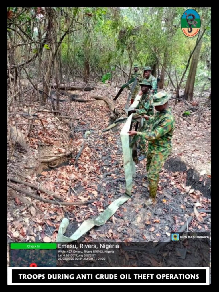 Nigerian Army Destroys 18 Illegal Refineries, Arrests 39 Suspects in Niger Delta