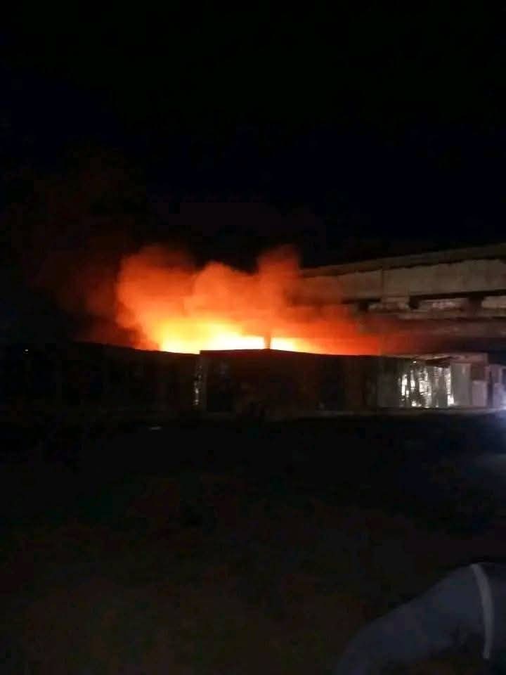 Fire razes parts of Jos main market in Plateau 