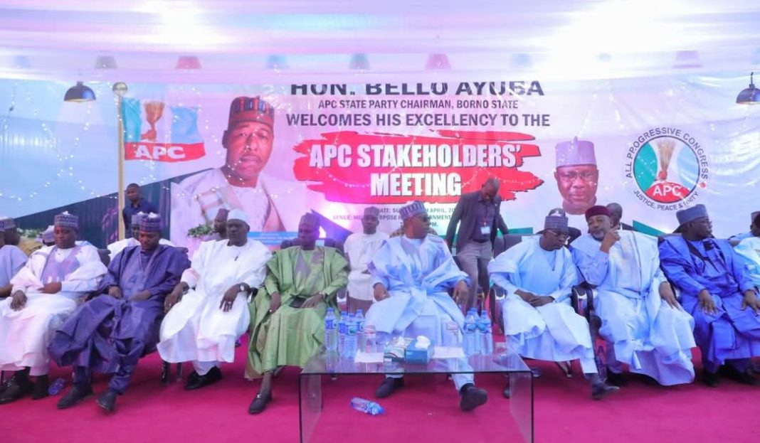 2027: Borno APC prays Tinubu to retain Kashim Shettima as VP