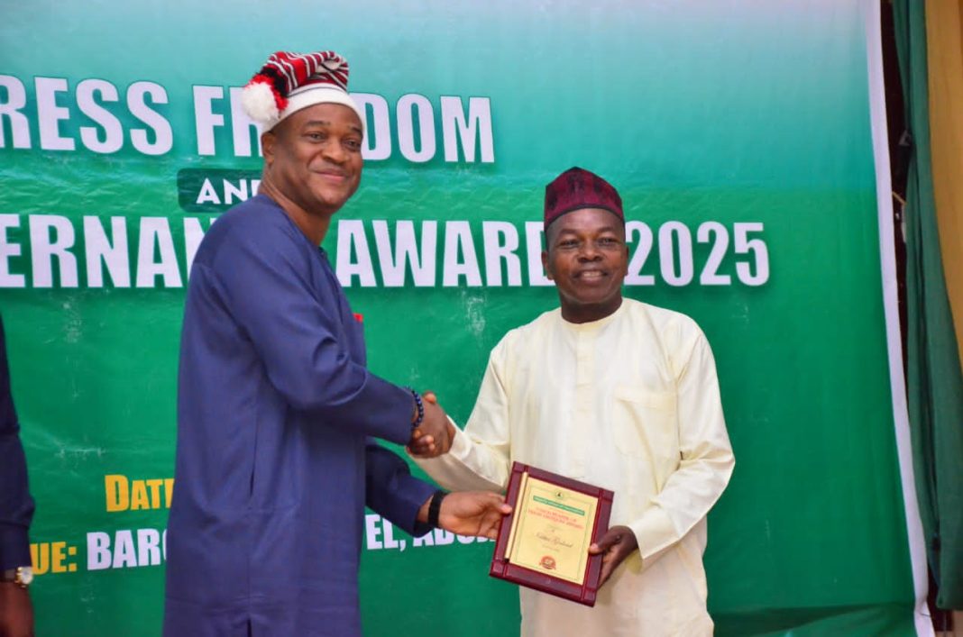 Daybreak reporter, Akpabio, Kaduna, kebbi Govs, others bags NUJ 2025 Press Freedom, Good Governance Awards