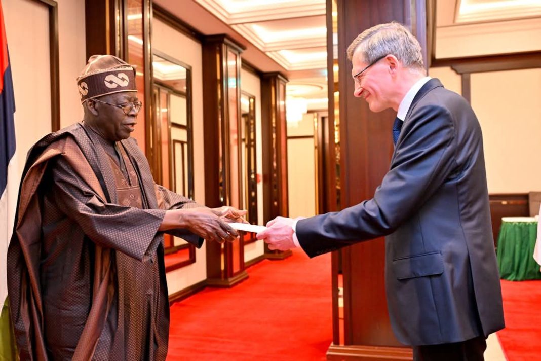 President Tinubu Receives Letters of Credence From the New Russian Ambassador to Nigeria