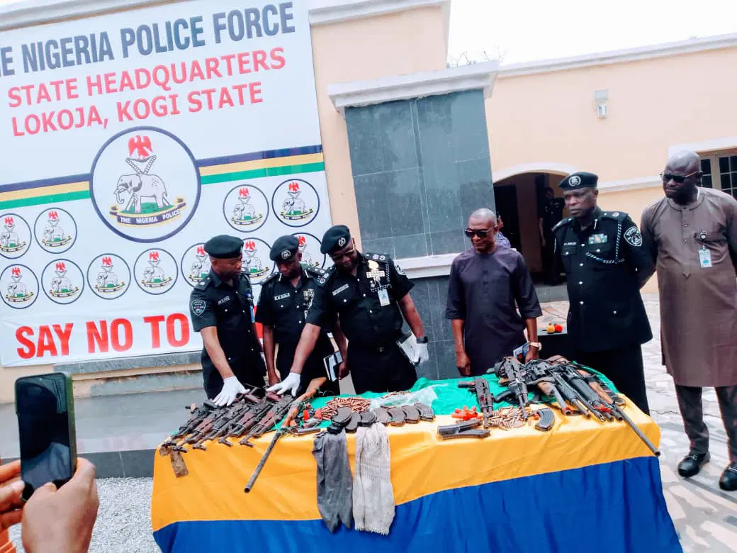 Police Arrest 239 Suspects, Recover Weapons in Kogi