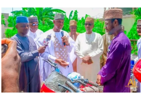 Minister Distributes 25 Motorcycles to Youths in Sokoto