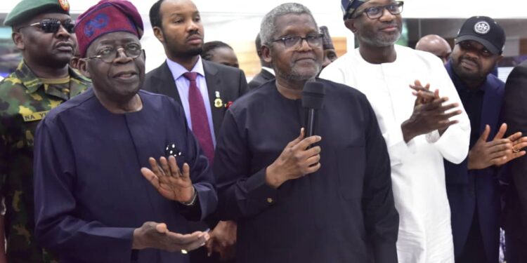 Dangote Names Refinery Access Road After President Tinubu, Commends His Role in Project’s Realisation