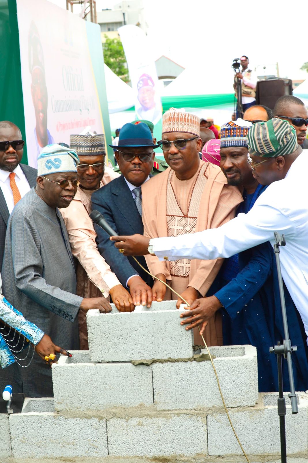 Tinubu Flags-Off INEC Headquarters Annex Office In Abuja
