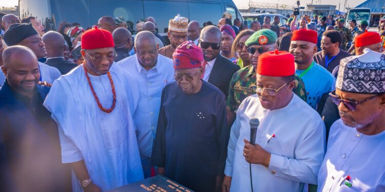 Tinubu Hails Dangote Refinery as “Phenomenon of Our Time,” Commissions Lekki Port Access Road