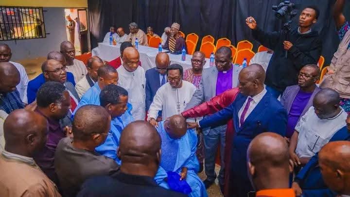 National APC Chairman Prof  Nentawe storms Jos, receives blessings from traditional, religious leaders 