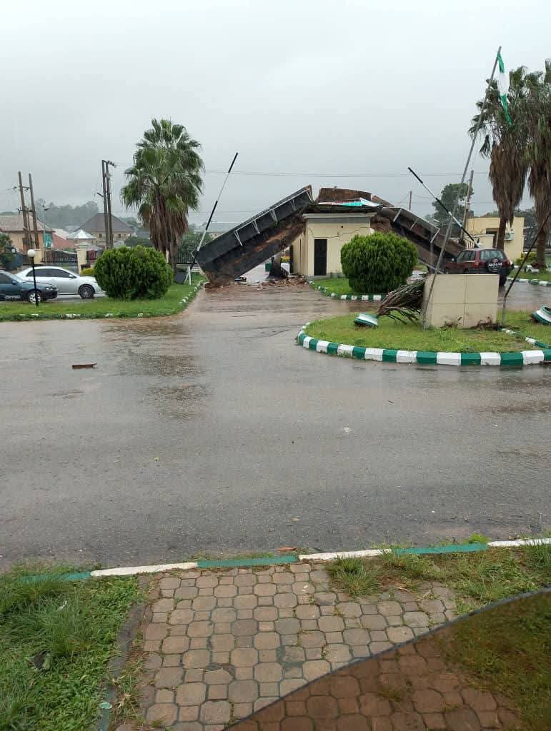 Rainstorm wreaks havoc in Plateau , destroys houses, Many displaced