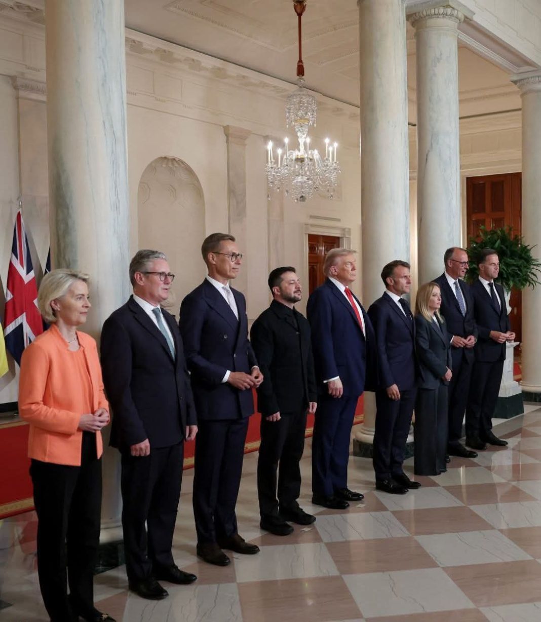 Trump, Zelensky, European Leaders Meet on Russia-Ukraine Negotiations in White House Summit