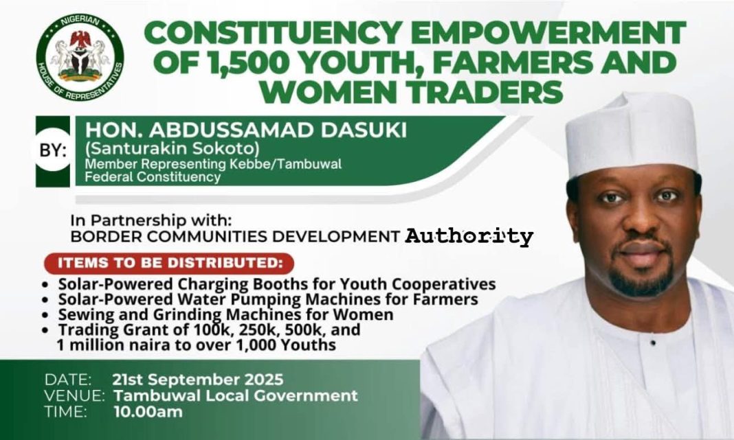 Kebbe/Tambuwal Rep Empowers Constituents With Modern Equipment