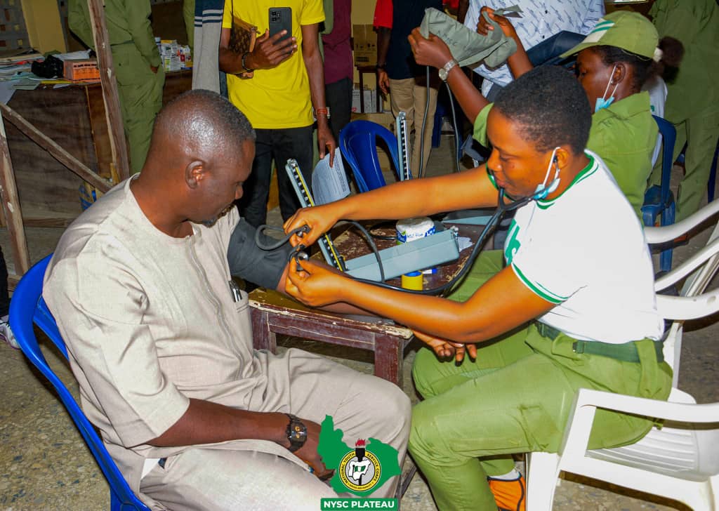 Plateau Government Reaffirms Support for NYSC’s Rural Health Initiative in Jos East