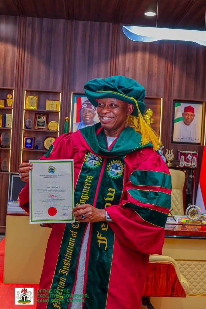 Kano NNPP Chairman Hails Gov. Abba Kabir Yusuf for Civil Engineering Profession Award