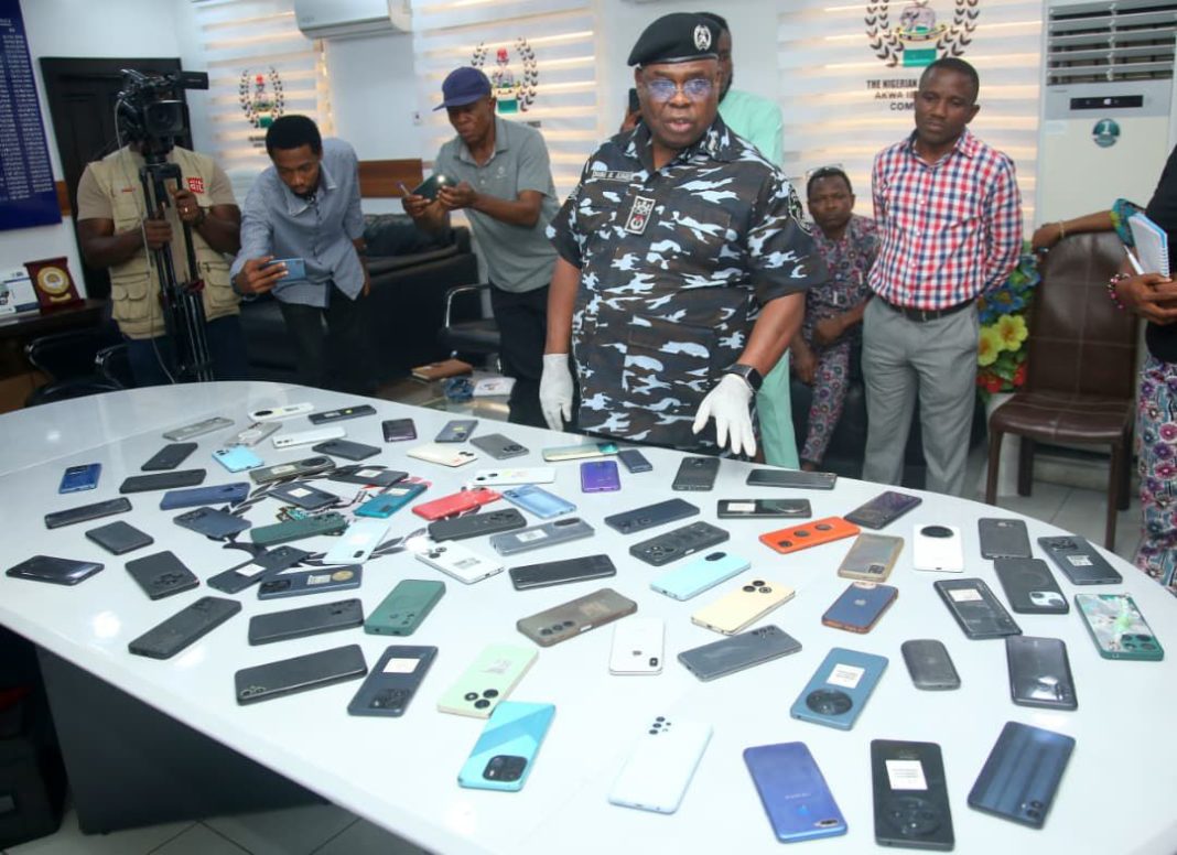 Police recover 72 phones from robbery syndicate in A’ibom