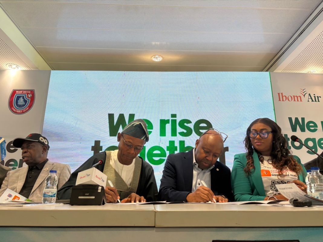 Ibom Air signs N200M sponsorship deal with Akwa United FC
