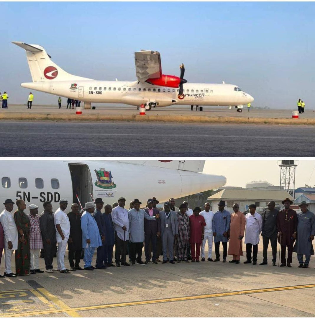 Air Bayelsa Makes Maiden Commercial Flight as State Unveils First-Owned Aircraft