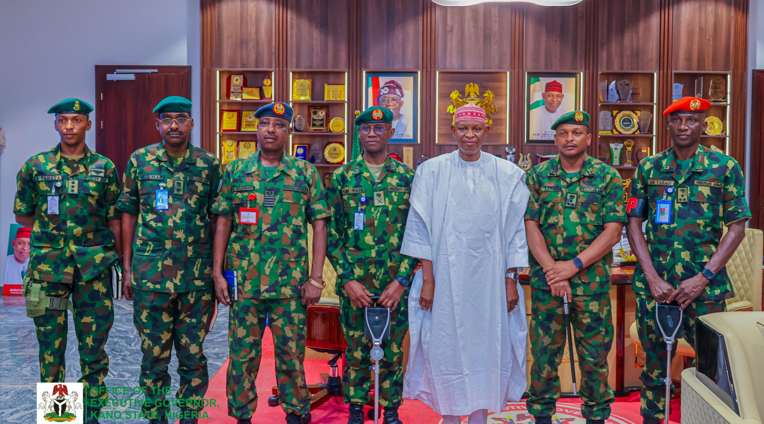 Governor Yusuf Commends Nigerian Army’s Efforts Against Banditry, Donates Vehicles to Support Security Operations