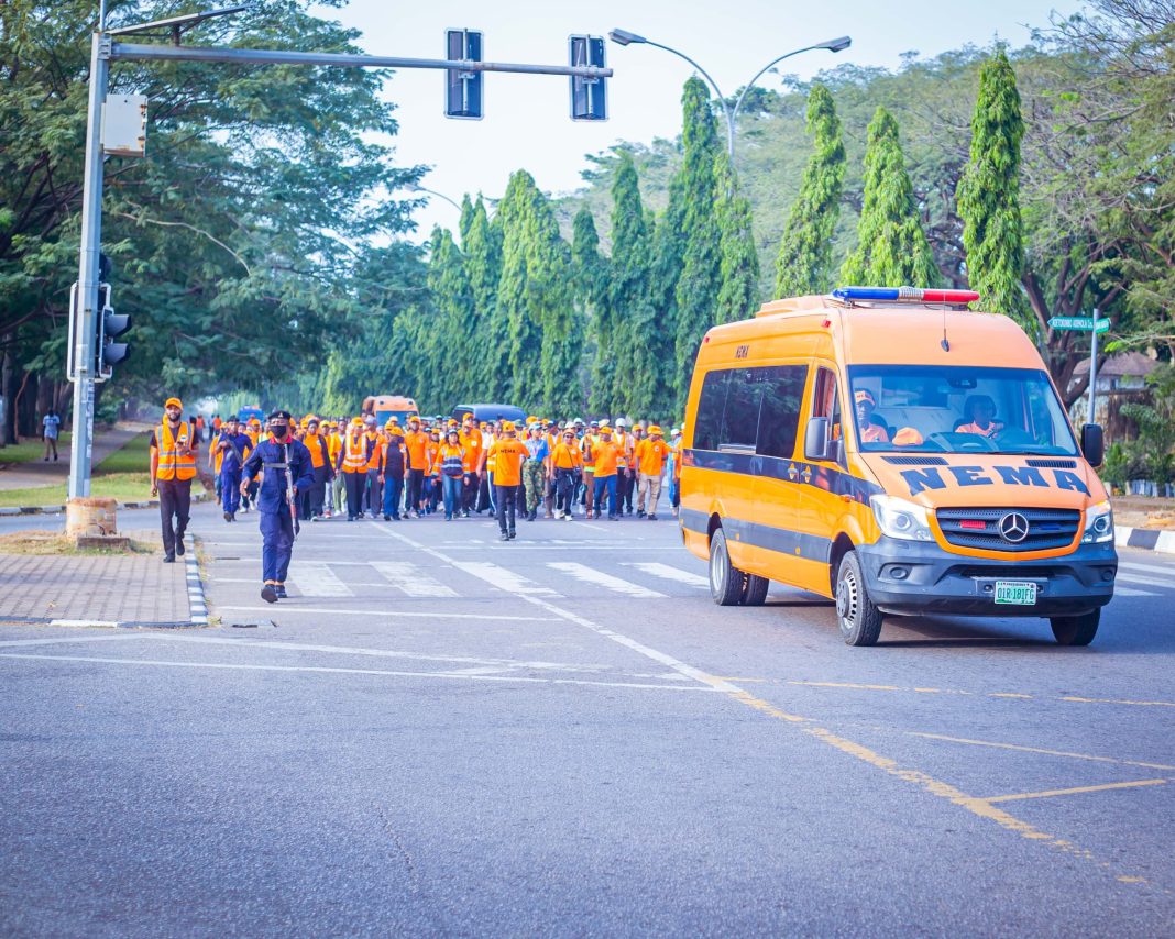 DG NEMA Leads Staff Workout , Declares Agency’s Operational Readiness for Yuletide Emergencies