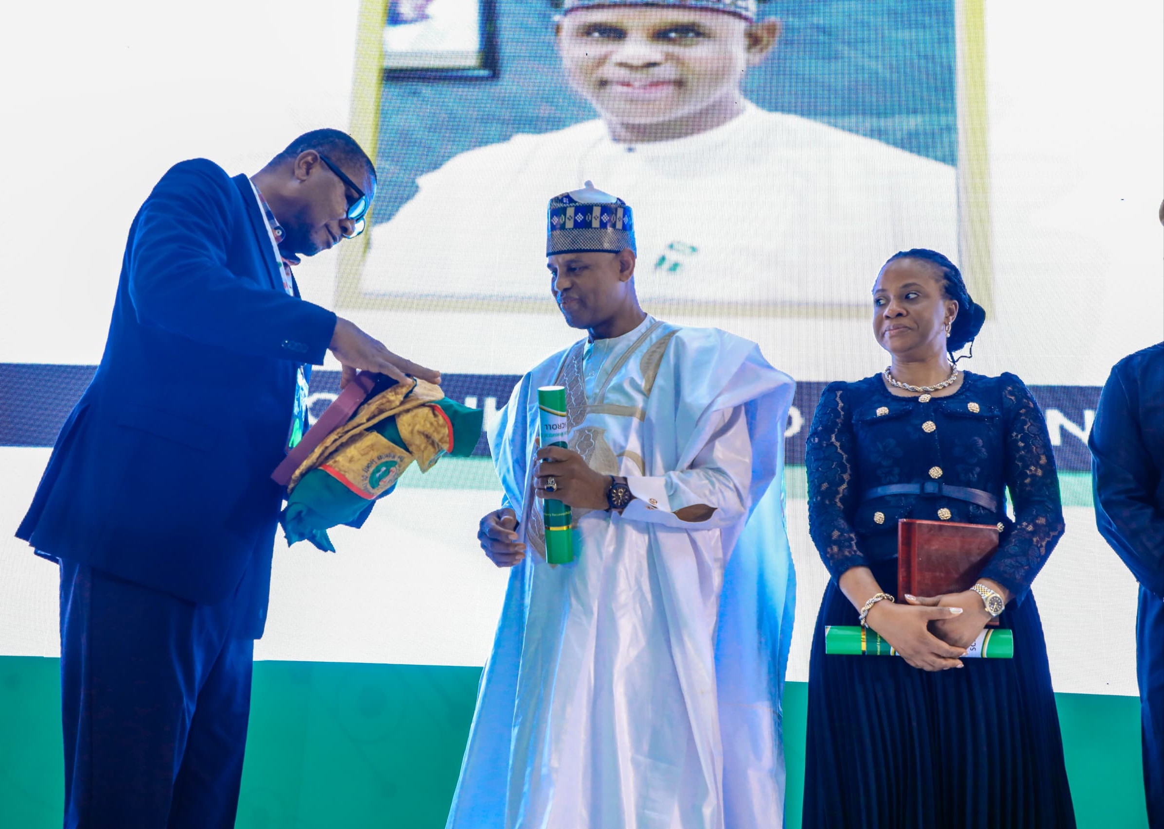 NSE Confers Honorary Fellowship on Minister Goronyo, Lauds His Impact on Infrastructure Development